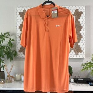 Nike Men's Bright Orange Polo Shirt